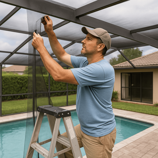 LA Construction Custom Screen Builders Now Offering Expert Pool Screen Repair Services in Orlando