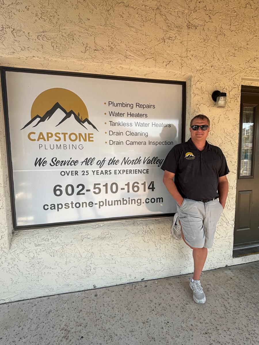Capstone Plumbing Adds New Service Plumber to Support Customer Demand