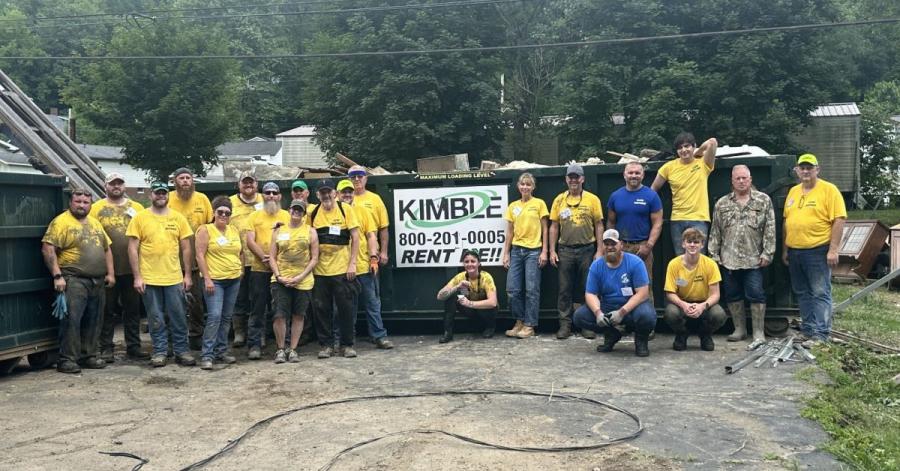 Kimble Company Supports Flood Recovery Efforts in Wheeling, WV