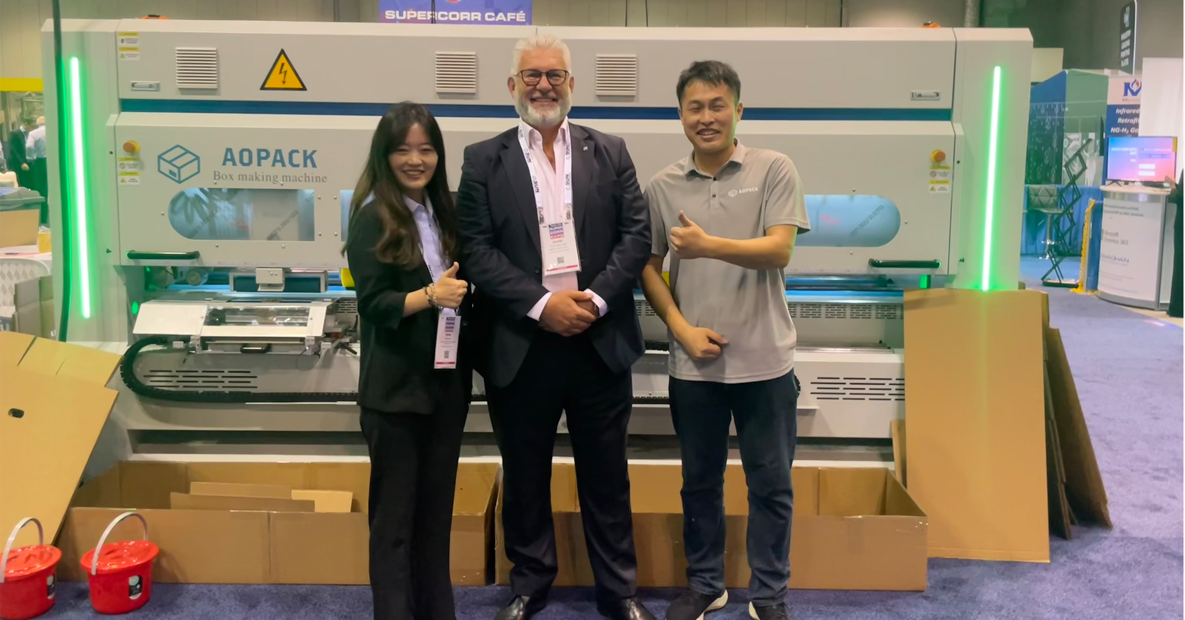AOPACK Delivers Heavy-Duty Box Making Machines to Multiple USA Packaging Facilities