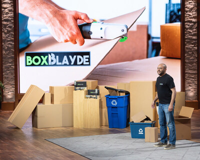 BoxBlayde Makes Its National Debut on ABC’s Shark Tank, Showcasing Its Cutting-Edge Electric Box Cutter Featuring Innovative Vibrating Blade Technology