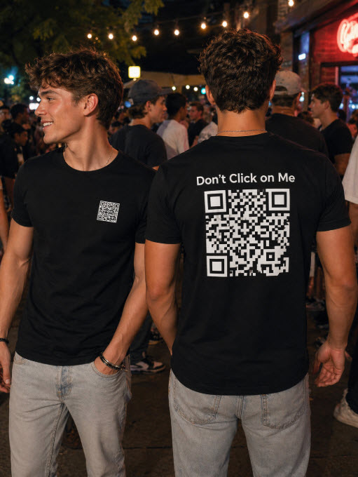 New QR Code Clothing Concept Uses Reverse Psychology to Drive Real-World Interaction